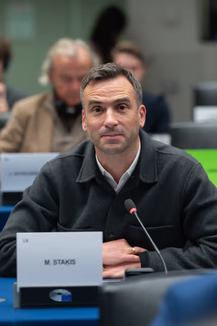 Photo 26: SEDE TRAN - Presentation of the Military Mobility Package by the Commissioner for Sustainable Transport and Tourism, Apostolos Tzitzikostas, and the Commissioner for Defence and Space, Andrius Kubilius