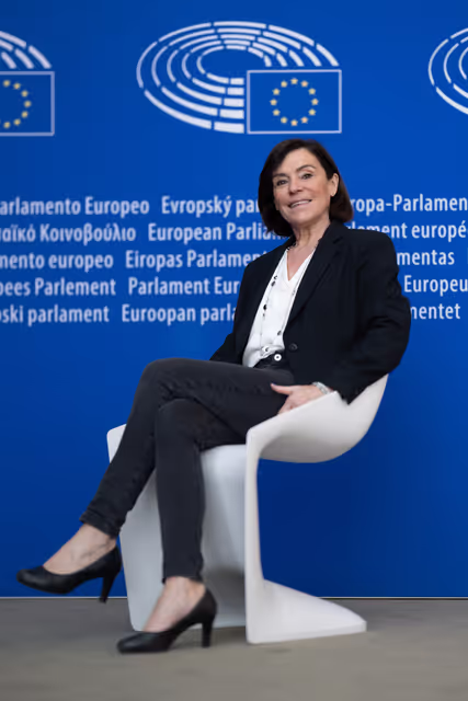 Elisabetta GUALMINI in the EP in Strasbourg