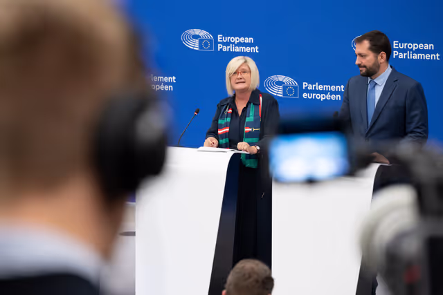 Fotografia 10: Press briefing Patriots for Europe