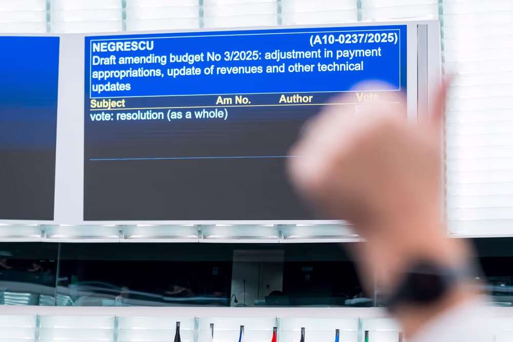 EP Plenary session -  signature of the General Budget 2026