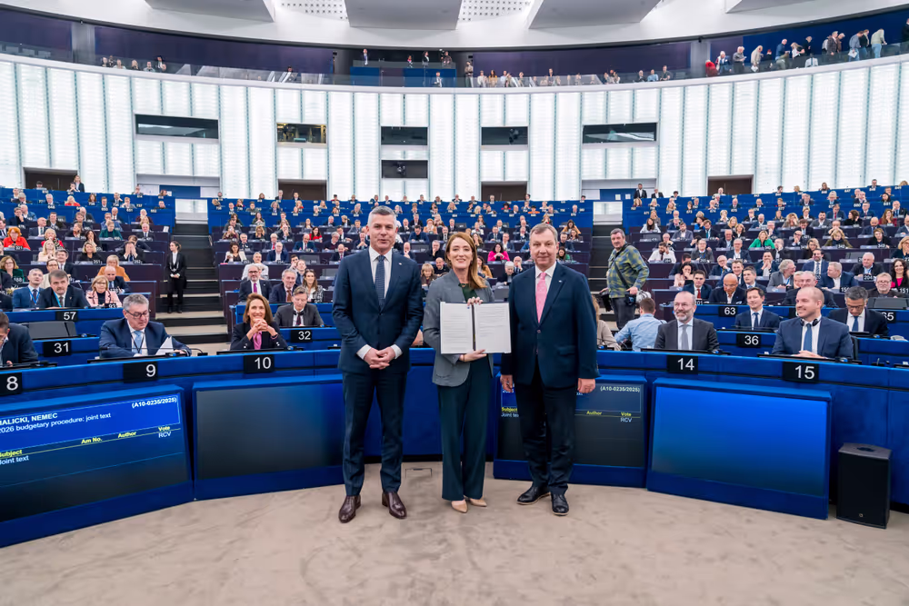 EP Plenary session -  signature of the General Budget 2026
