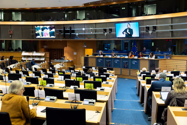 Fotografie 9: EMPL HOUS - Public Hearing ' Inclusive Housing for All: Accessibility, Disability Rights, Vulnerable Groups and social inclusion in EU Housing Policy '