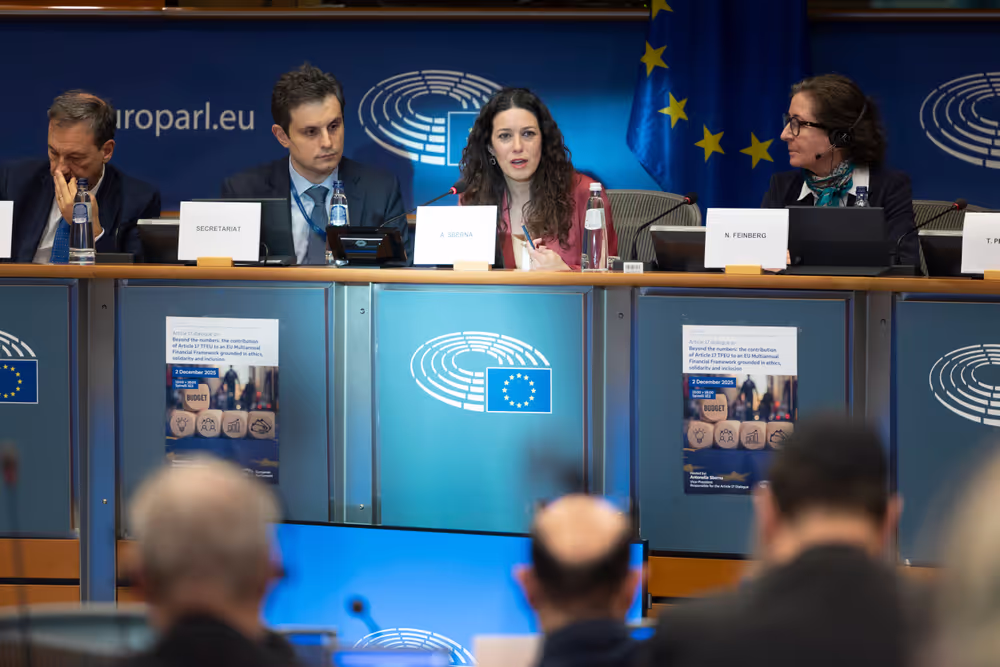 Article 17 TFEU to an EU Multiannual Financial Framework grounded in ethics, solidarity and inclusion