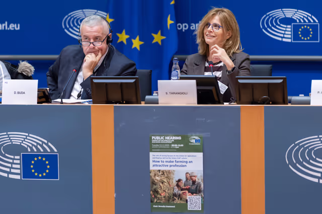 AGRI - Public Hearing: The role of young farmers in the vision for agriculture and food as well as the future CAP reform - How to make farming an attractive profession