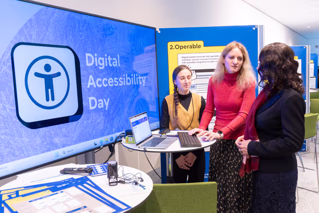 Foto 2: Digital Accessibility Day exhibition