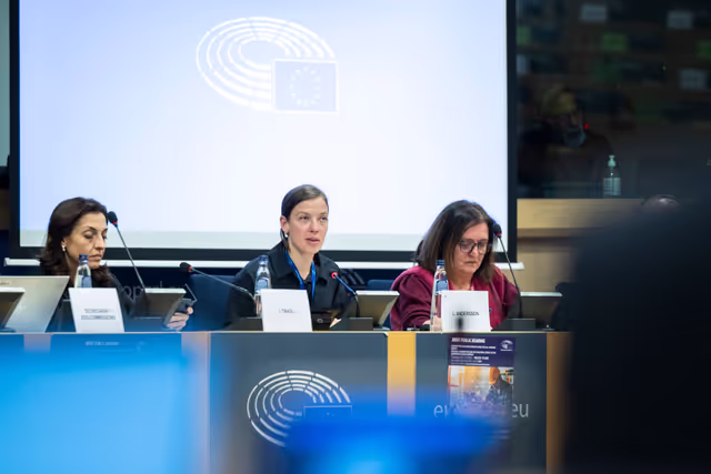 Nuotrauka 24: HOUS EMPL - Joint public hearing '' Skills Shortages in EU Construction: Addressing Workforce Challenge to Boost Housing Supply ''