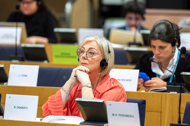 Nuotrauka 1: HOUS EMPL - Joint public hearing '' Skills Shortages in EU Construction: Addressing Workforce Challenge to Boost Housing Supply ''