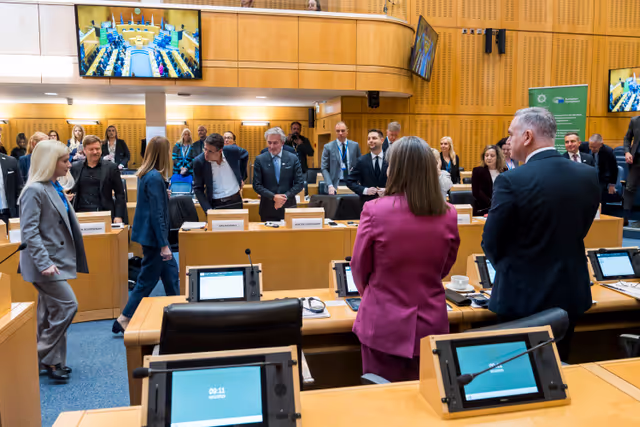Fotografie 18: EP Conference of Presidents meets with the incoming Cypriot Presidency of the EU Council - Meeting with Annita DEMETRIOU, President of the House of Representatives of Cyprus and the Leaders and Representatives of the Political Parties