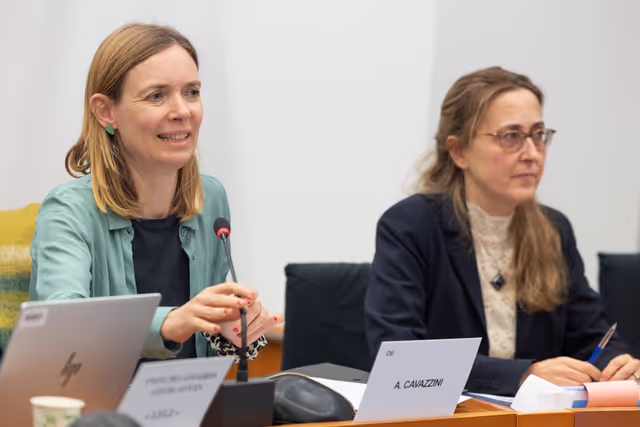 Photo 10: Cypriot Presidency of the EU Permanent Reprensentative  Giorgios Ioannides meets with IMCO Chair Anna CAVAZZINI