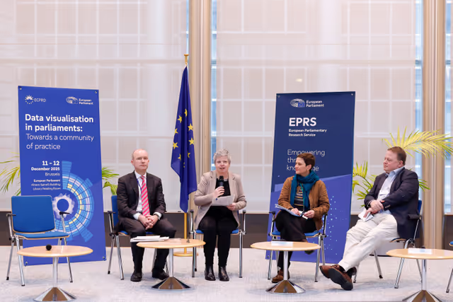 Fotografie 12: EPRS-ECPRD joint seminar on data visualisation for all four Areas of Interest