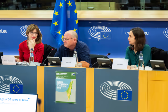 Fotografie 24: AFET - Public hearing on illegal settlements in the West Bank