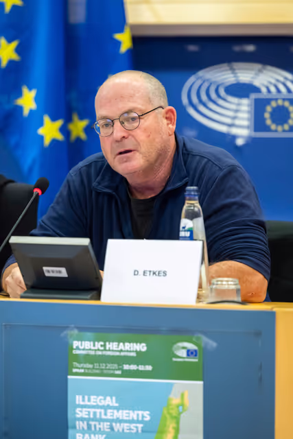 Fotografie 22: AFET - Public hearing on illegal settlements in the West Bank