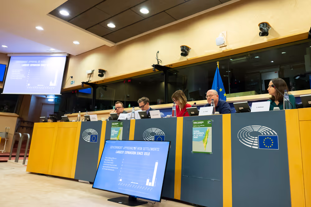 AFET - Public hearing on illegal settlements in the West Bank