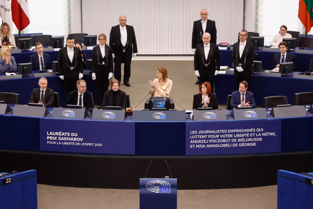 EP Plenary session - Award of the 2025 Sakharov Prize