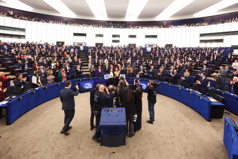 EP Plenary session - Award of the 2025 Sakharov Prize