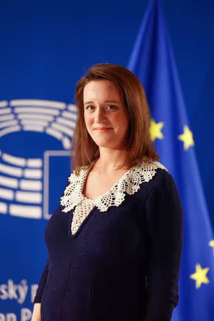 Fotografi 4: Lubica KARVASOVA in the EP in Strasbourg