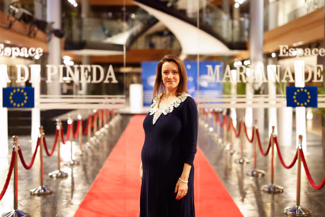 Fotografi 11: Lubica KARVASOVA in the EP in Strasbourg