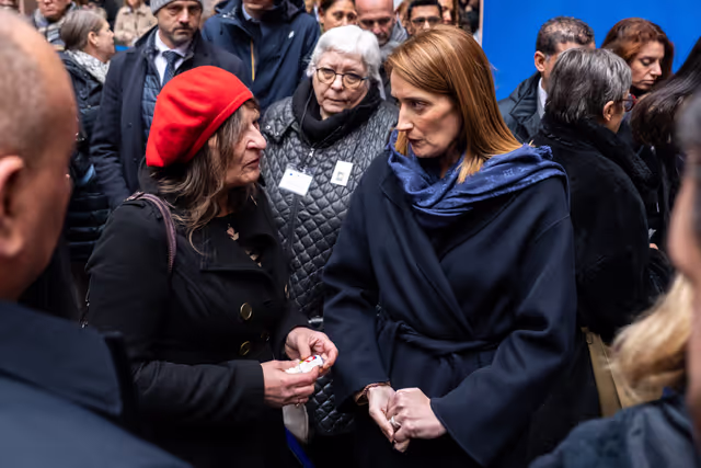 Foto 22: Tribute to Antonio Megalizzi and Bartosz Orent-Niedzielski, victims of the Strasbourg terrorist attack in December 2018