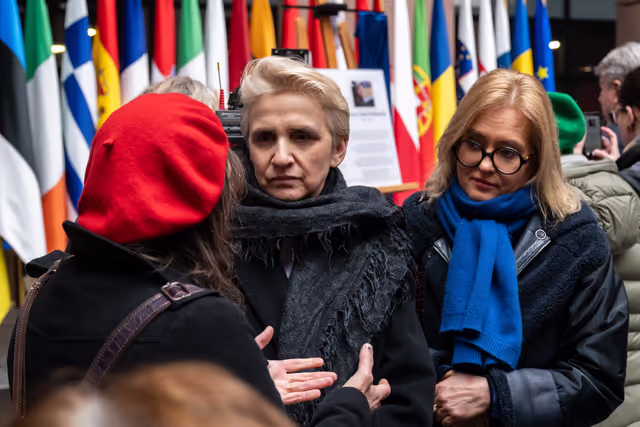 Foto 19: Tribute to Antonio Megalizzi and Bartosz Orent-Niedzielski, victims of the Strasbourg terrorist attack in December 2018