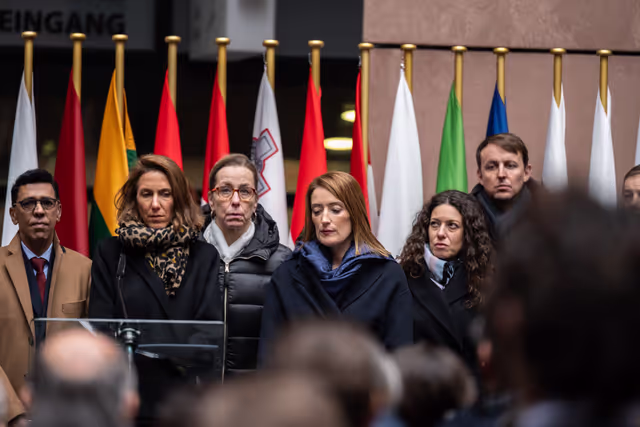 Foto 6: Tribute to Antonio Megalizzi and Bartosz Orent-Niedzielski, victims of the Strasbourg terrorist attack in December 2018