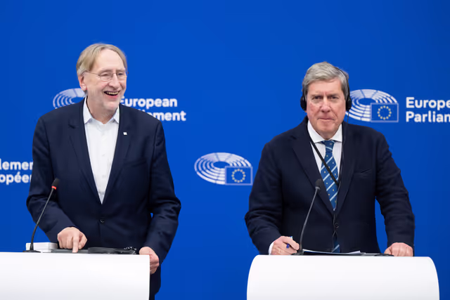Fotografia 1: Press conference on the Bilateral safeguard clause of the EU-Mercosur trade agreement