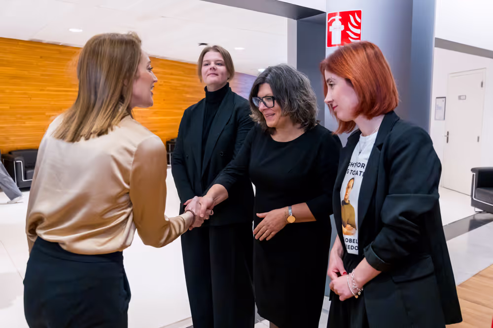 Roberta METSOLA, EP President meets with Sakharov Prize Laureates