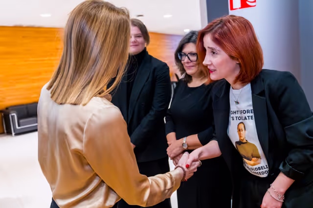 Foto 5: Roberta METSOLA, EP President meets with Sakharov Prize Laureates