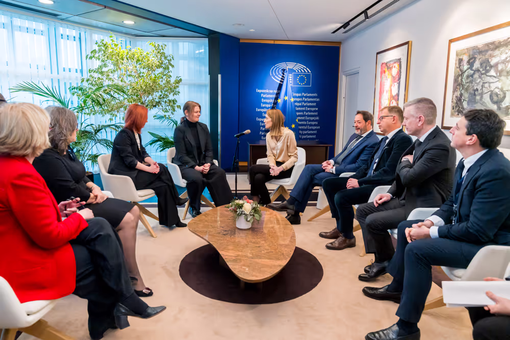 Roberta METSOLA, EP President meets with Sakharov Prize Laureates