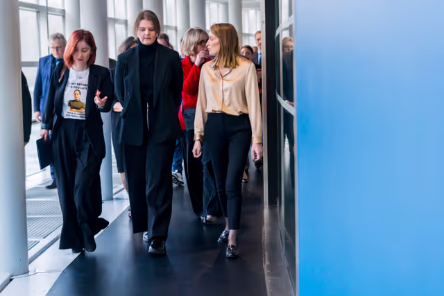 Foto 1: Roberta METSOLA, EP President meets with Sakharov Prize Laureates