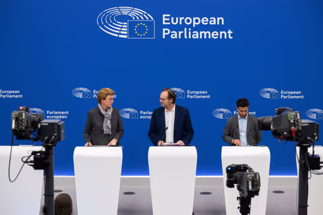 Foto 5: Press conference on the implementation of the rule of law conditionality regime – lessons learned and the outlook