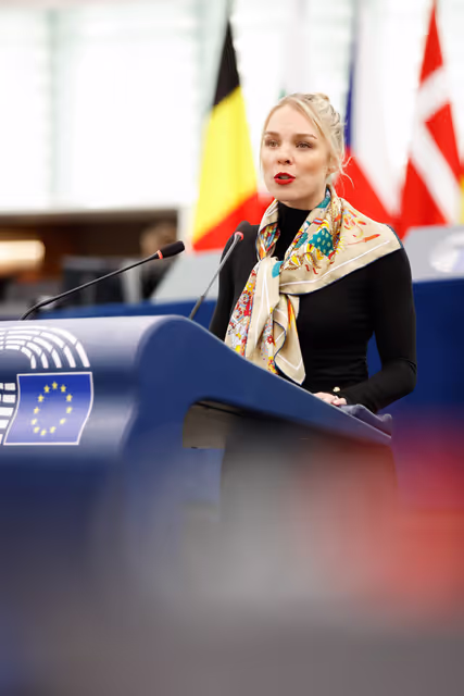 Fotografija 27: EP Plenary session - European Democracy Shield – very large online platform algorithms, foreign interference and the spread of disinformation