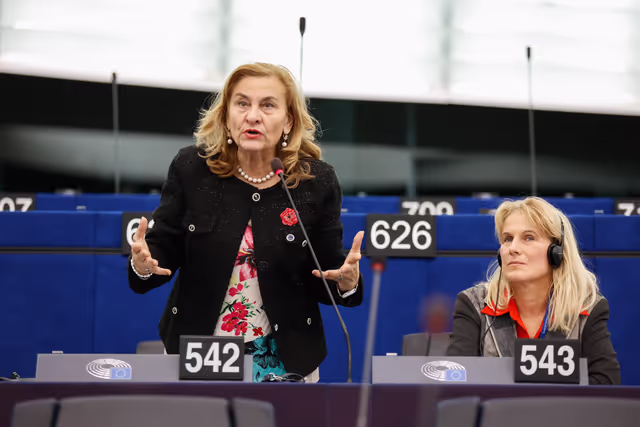 Fotografija 11: EP Plenary session - European Democracy Shield – very large online platform algorithms, foreign interference and the spread of disinformation