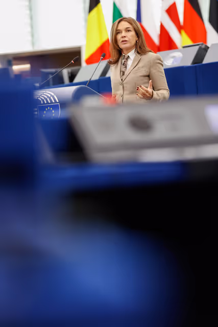 Fotografija 3: EP Plenary session - European Democracy Shield – very large online platform algorithms, foreign interference and the spread of disinformation