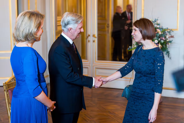 New Year reception at the Belgian Royal Palace for European Authorities