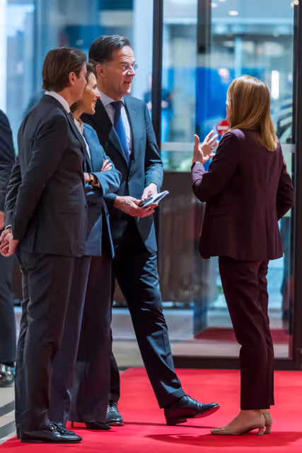 Roberta METSOLA, EP President meets with Mark RUTTE, NATO Secretary General