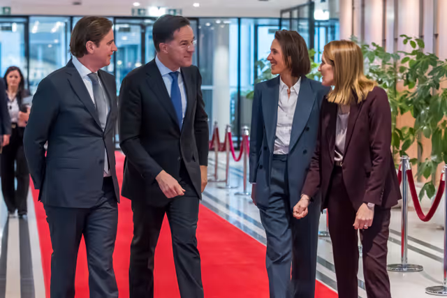 Roberta METSOLA, EP President meets with Mark RUTTE, NATO Secretary General