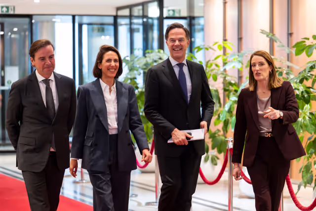 Roberta METSOLA, EP President meets with Mark RUTTE, NATO Secretary General