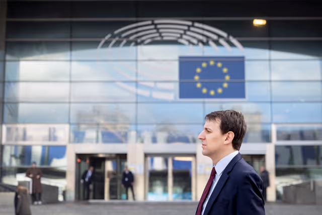 Javi LOPEZ in the EP in Brussels