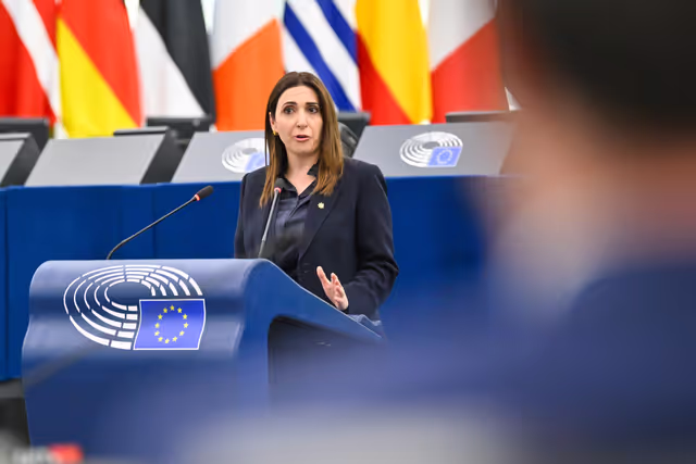 Photo 36 : EP Plenary session - Pending approval of the Hungarian national plan for Security Action for Europe (SAFE) funding