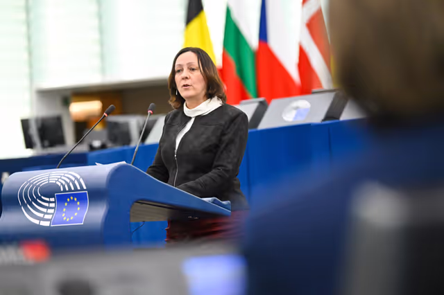 Photo 14 : EP Plenary session - Pending approval of the Hungarian national plan for Security Action for Europe (SAFE) funding