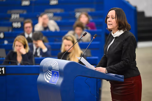 Photo 15 : EP Plenary session - Pending approval of the Hungarian national plan for Security Action for Europe (SAFE) funding