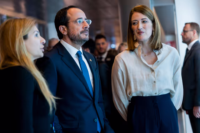 Roberta METSOLA, EP President meets with Nikos CHRISTODOULIDES, President of Cyprus