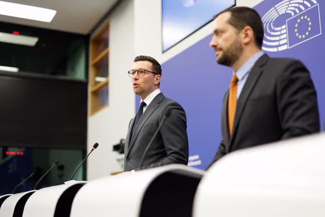 Nuotrauka 14: Press briefing Patriots for Europe