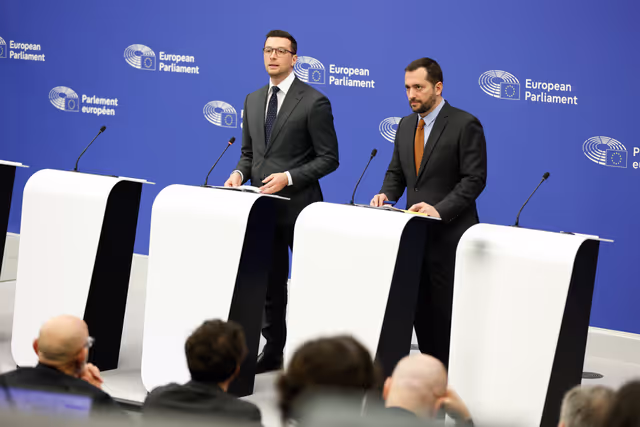 Nuotrauka 4: Press briefing Patriots for Europe