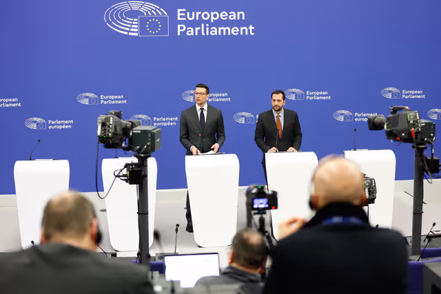 Nuotrauka 3: Press briefing Patriots for Europe