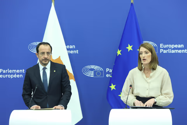 Press conference with Roberta METSOLA, EP President and Nikos CHRISTODOULIDES, President of Cyprus on the priorities of the Cyprus Presidency of the Council of the European Union