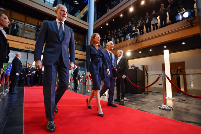 Roberta METSOLA, EP President meets with Felipe VI, King of Spain and Marcello REBELO DE SOUSA, President of Portugal