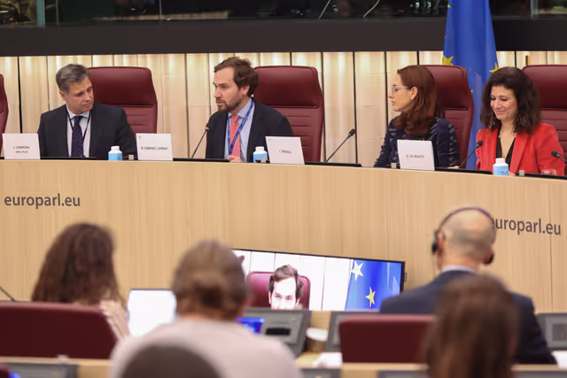 Fotografia 1: Joint Briefing for Media and Content Creators - Housing jigsaw in Europe: where does the European Parliament stand?