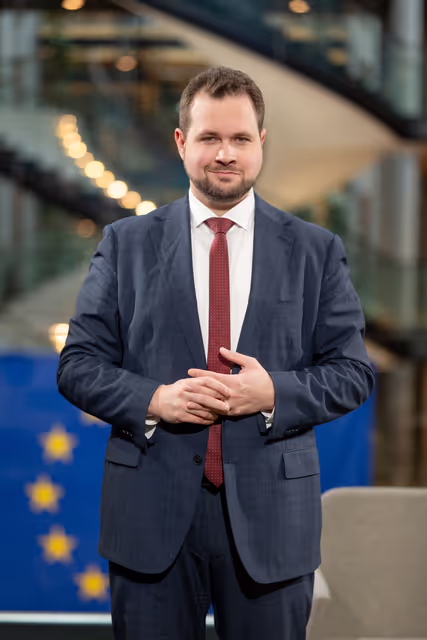 Anders VISTISEN in the EP in Strasbourg