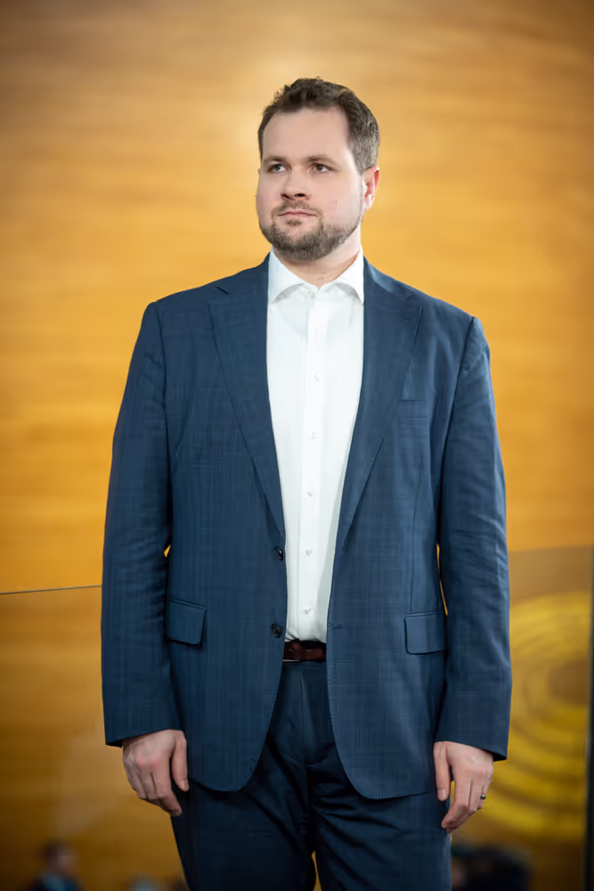 Anders VISTISEN in the EP in Strasbourg
